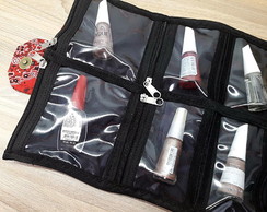 Necessaire Porta Esmalte com 8 Divisórias Personalizado