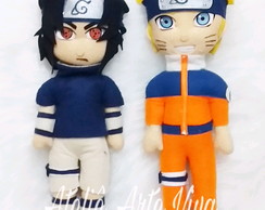 Naruto e Sasuke de Feltro