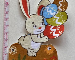 2 Patch Aplique Termocolante Páscoa Coelho de Pascoa com Ovo