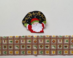 2 Kits Barra + Patch Aplique para Pano de Prato - Natal #35