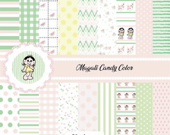 Papel Digital Magali Candy Color 30 estampas