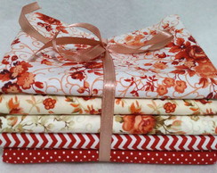 Kit tricoline patchwork Red