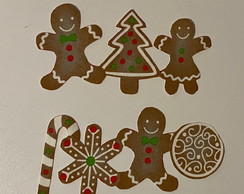 Patch Aplique Termocolante Biscoito Natal #3