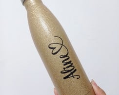 Garrafa Glitter Térmica Personalizada