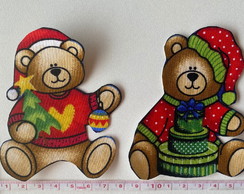 Patch Aplique Termocolante Ursinhos Natalinos #1