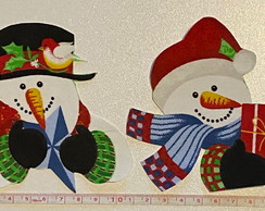 Patch Aplique Termocolante 2 Bonecos de Neve