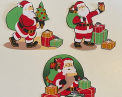 3 Patch Aplique Termocolante Papai Noel #2