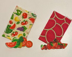 2 Kits Barra + Patch Aplique para Pano de Prato Melancia #8