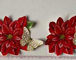 Patch Aplique Termocolante 2 Flores Natalina #4
