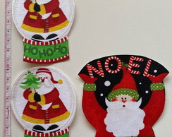 Patch Aplique Termocolante Bolinha de Neve e Noel