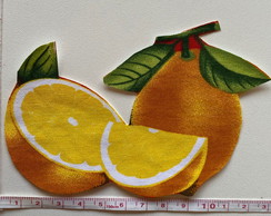 2 Patch Aplique Termocolante Laranjas ( 2 Unidades )