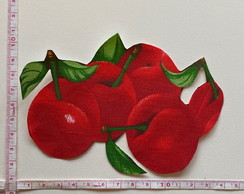 2 Patch Aplique Termocolante Cerejas ( 2 Unidades )