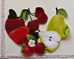 2 Patch Aplique Termocolante Frutas ( 2 Unidades )