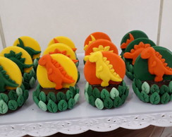 Bombom trufado decorado Dinossauros