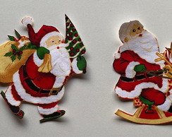 Patch Aplique Termocolante 2 Papai Noel #42