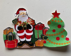 Patch Aplique Termocolante Papai Noel #47 ( 2 Unidades )