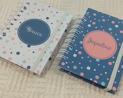 Agenda 11x15cm - Personalizada - Datada 2024