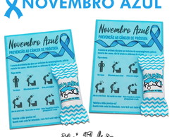 Cartão Prevenção com Bala Novembro Azul