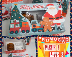 Arquivo de corte caixa para Kit Confeiteiro - Natal