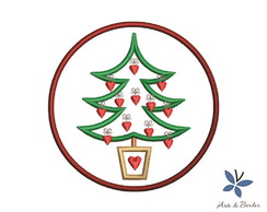 Matriz de bordado - Árvore de Natal 009