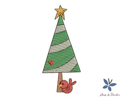 Matriz de bordado - Árvore de Natal 012