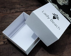 100 Unid Caixa Embalagem Presente 15x15x8cm Personalizada