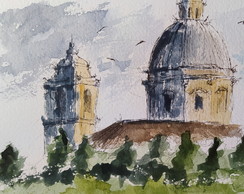 Aquarela - Igreja