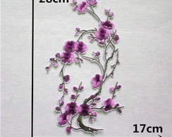 Sakura Lilás- Lavanda Flor de Cerejeira Termocolante Lavanda