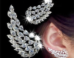 Brincos Ear Cuff Zircônias