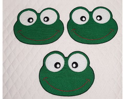 Patch Aplique Sapo Face 3 un - P. Entrega