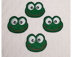 Patch Aplique Sapo Face 4 un - P. Entrega