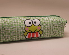 Estojo Personalizado Hello Kttty Sapo Keroppi