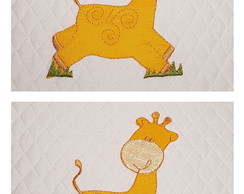 Patch Aplique Girafa G Amarela 2 un - P. Entrega