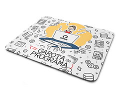 Mouse Pad Garota de Programa Programação Programadora Dev