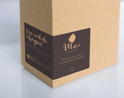 100 Adesivos Retangulares Personalizados (9x13cm)