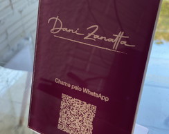 Display de Acrílico com Qr Code