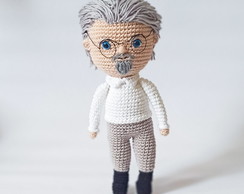 Boneco León Trotsky Personalizado em Amigurumi