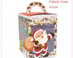 Arquivo Silhouette Caixa Visor com Alça Natal