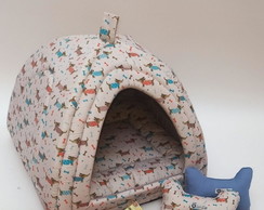 Casinha Iglu para Pets 60x60 2 Peças