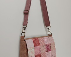 Bolsa Patchwork Rosa m