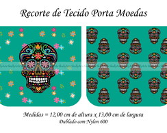 Recorte de Tecido Porta Moedas