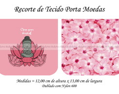 Recorte de Tecido Porta Moedas