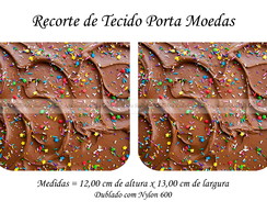 Recorte de Tecido Porta Moedas