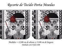 Recorte de Tecido Porta Moedas