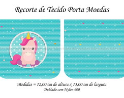 Recorte de Tecido Porta Moedas