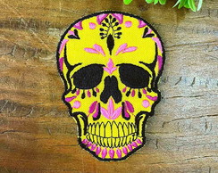 Patch Bordado sem Termocolante - Caveira 10 un