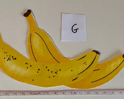 2 Patch Aplique Termocolante Bananas Tam G ( 2 Unidades )