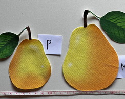 2 Patch Aplique Termocolante Pera - Pequena e Media