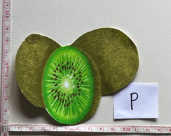 2 Patch Aplique Termocolante Kiwi Tamanho Peq ( 2 Unidades )