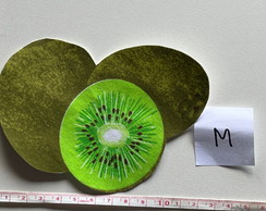 2 Patch Aplique Termocolante Kiwi Tam Medio ( 2 Unidades )